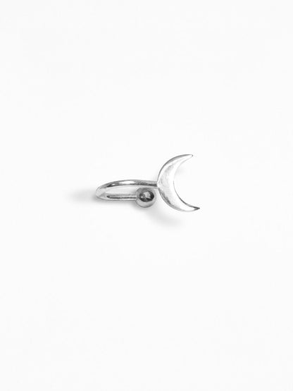 "MOON GLOW" EAR CUFF SILVER