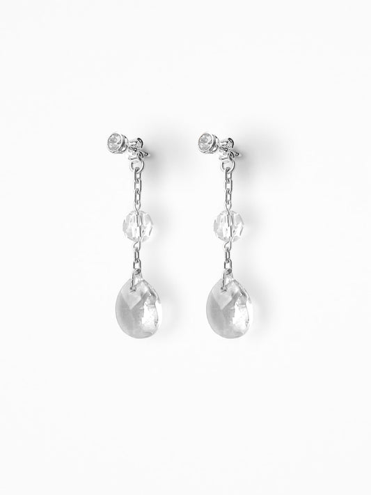 "GLIMMERLY" EARRINGS SILVER