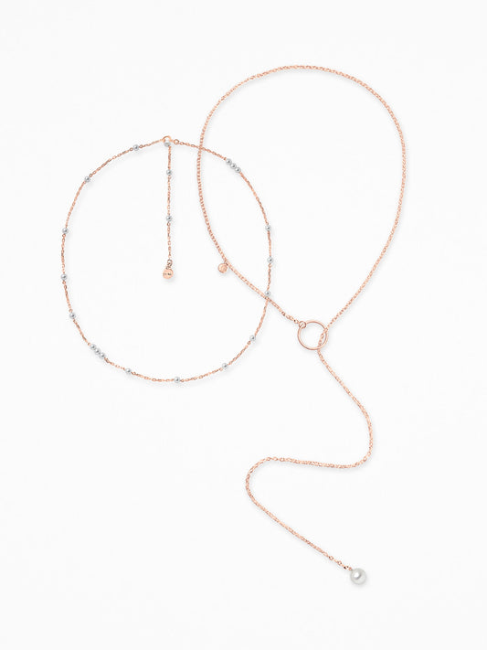 "ETHERA" NECK SET VERMEIL