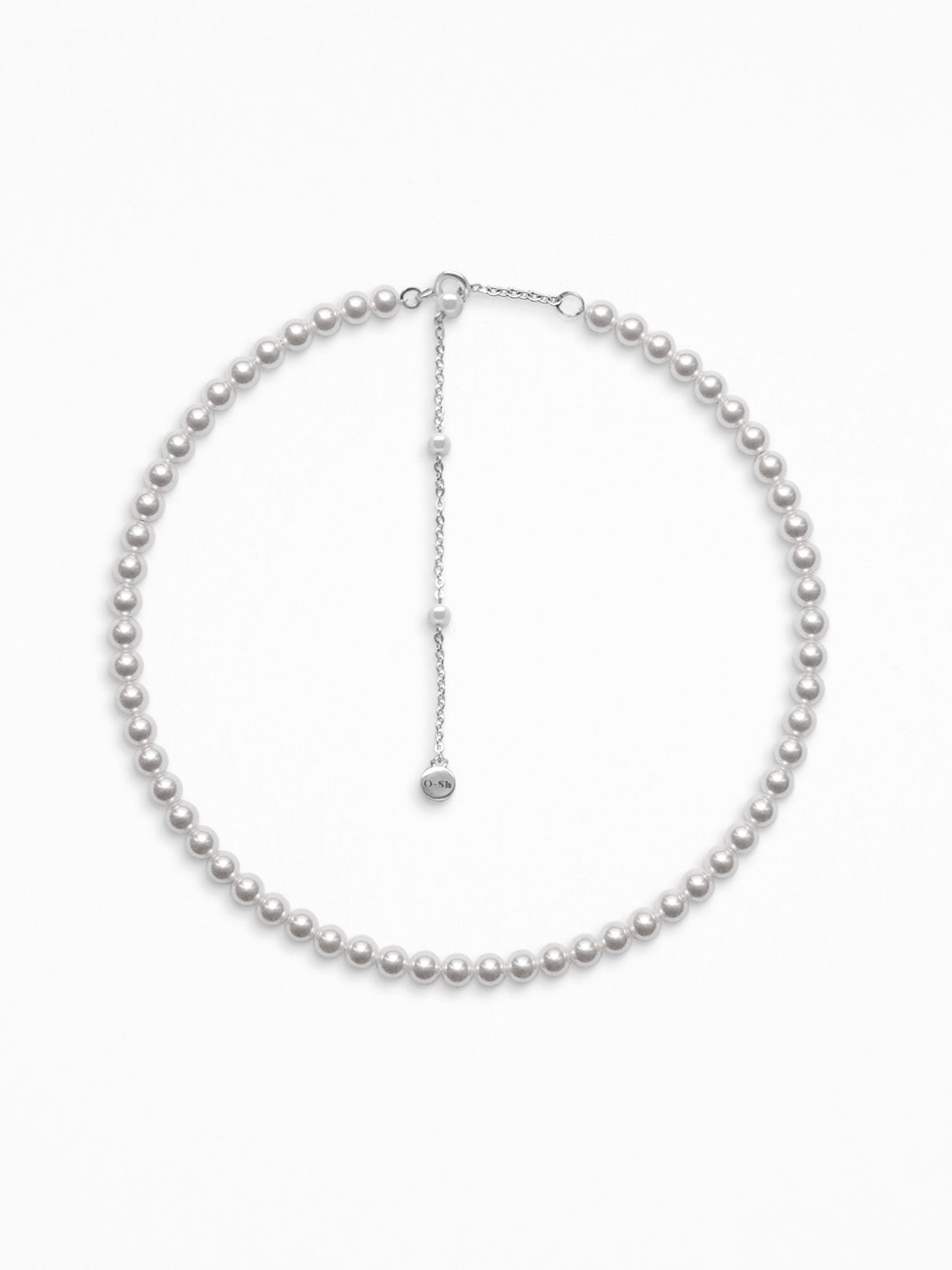 PEAPEARL CHOKER SILVER