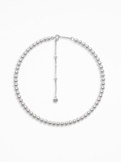 P CHOKERS SET SILVER