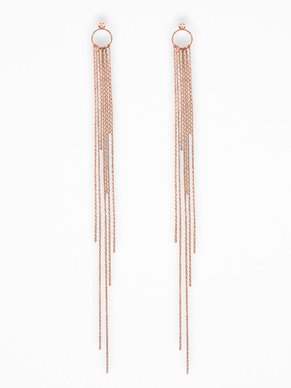 "O RAIN" EARRINGS VERMEIL