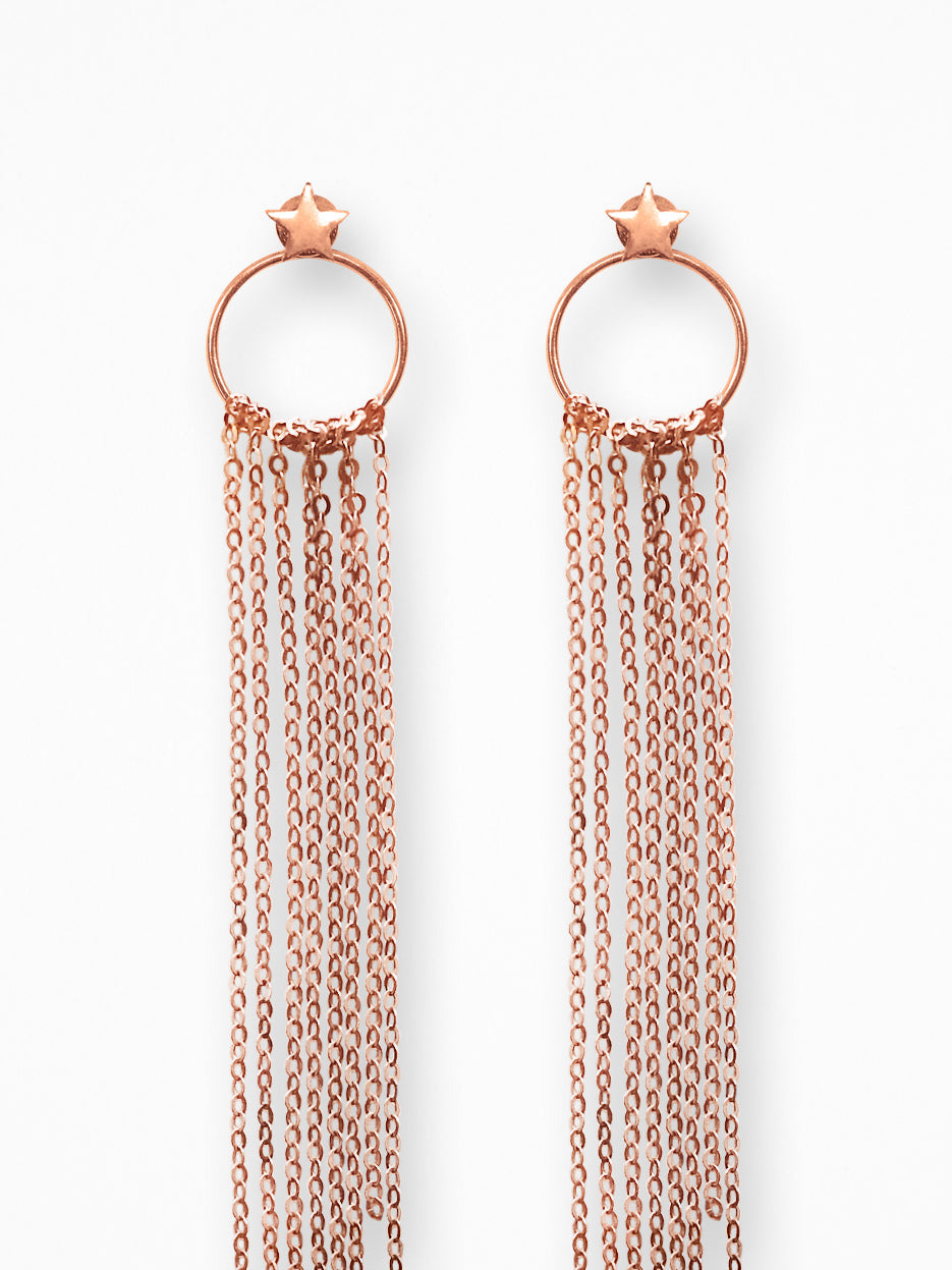 "O RAIN" EARRINGS VERMEIL