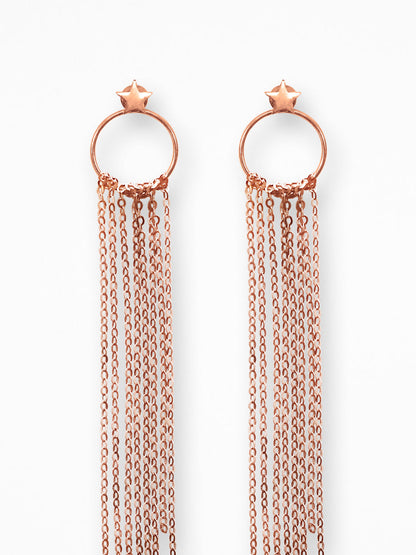 "O RAIN" EARRINGS VERMEIL