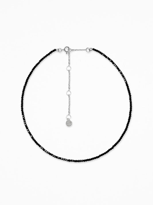 "THINBLACK" CHOKER SILVER